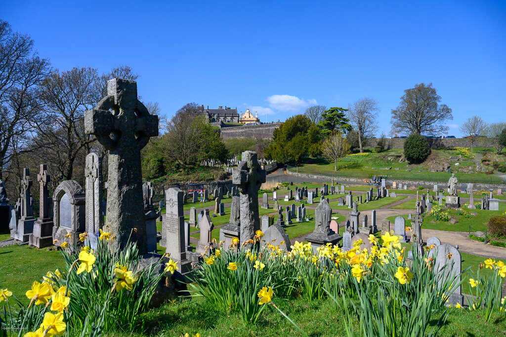 Old Cemetery und Stirling Castle, Schottland